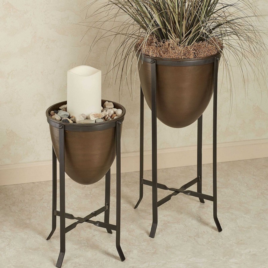 Home Accents Touch of Class | Bergen Metal Floor Vase Set