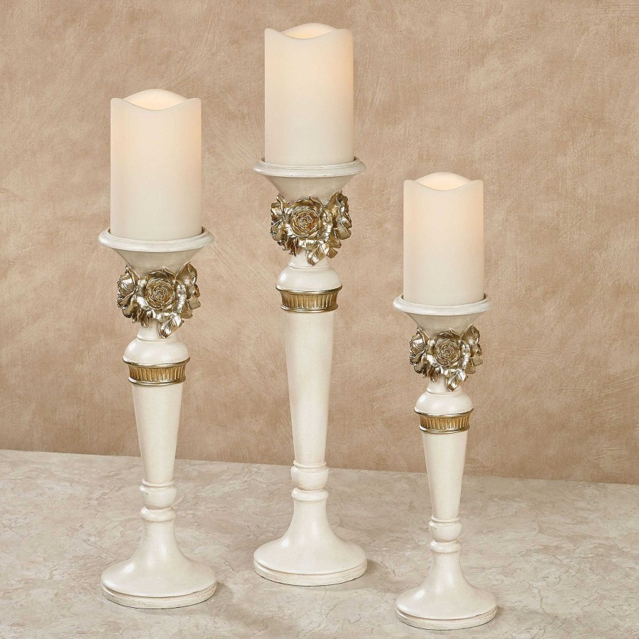 Home Accents Touch of Class | Abiline Ivory Candleholder Set