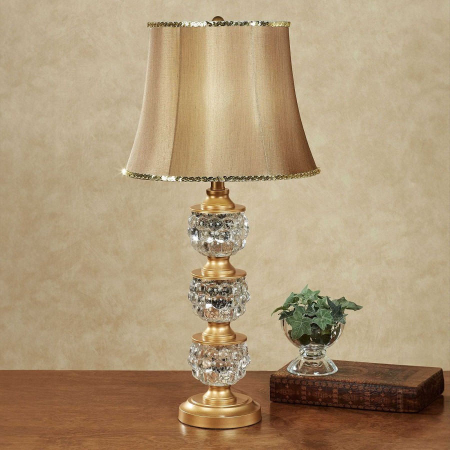 Home Accents Touch of Class | Harper Metal And Mercury Glass Table Lamp