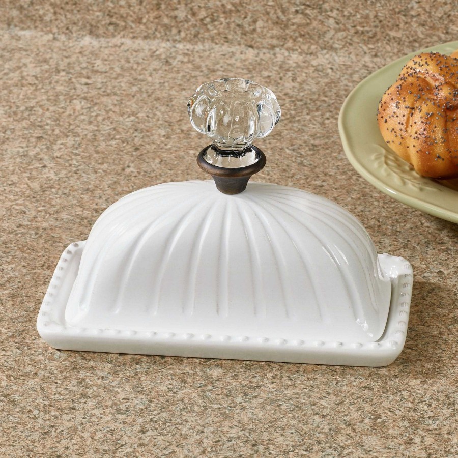 Kitchen Touch of Class | Circa Ceramic Butter Dish With Lid