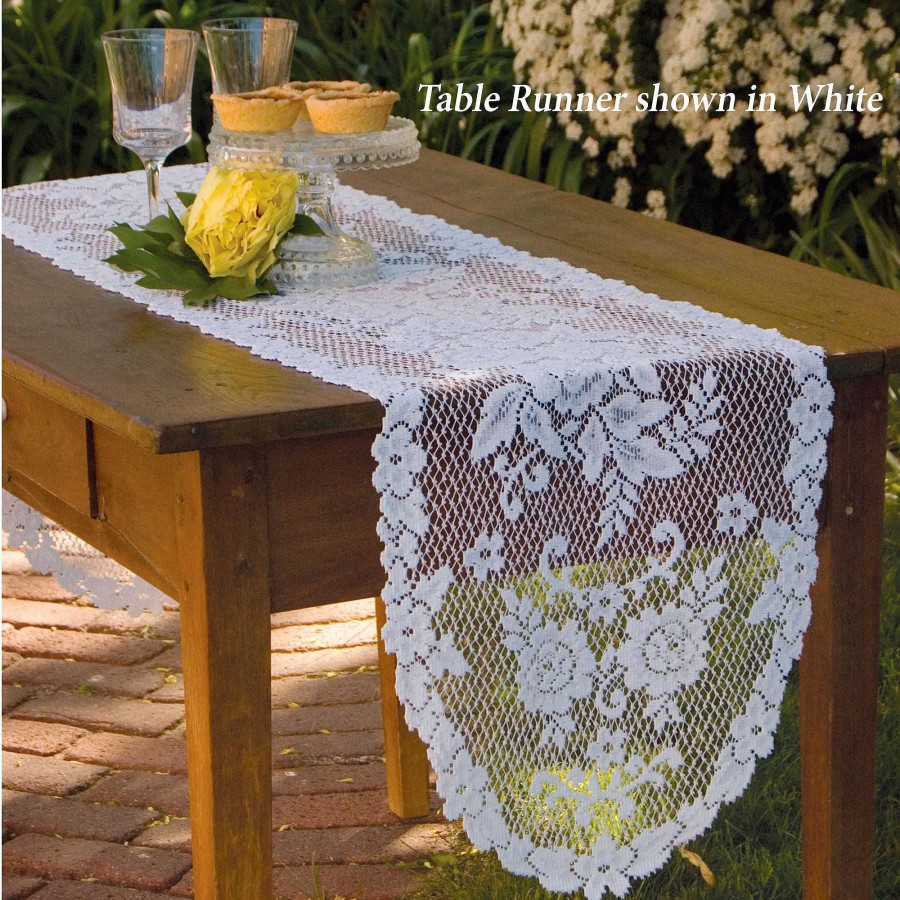 Kitchen Touch of Class | Victorian Rose Floral Lace Table Linens