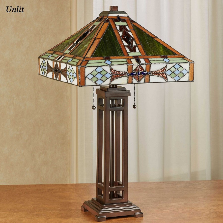 Home Accents Touch of Class | Javier Stained Glass Table Lamp