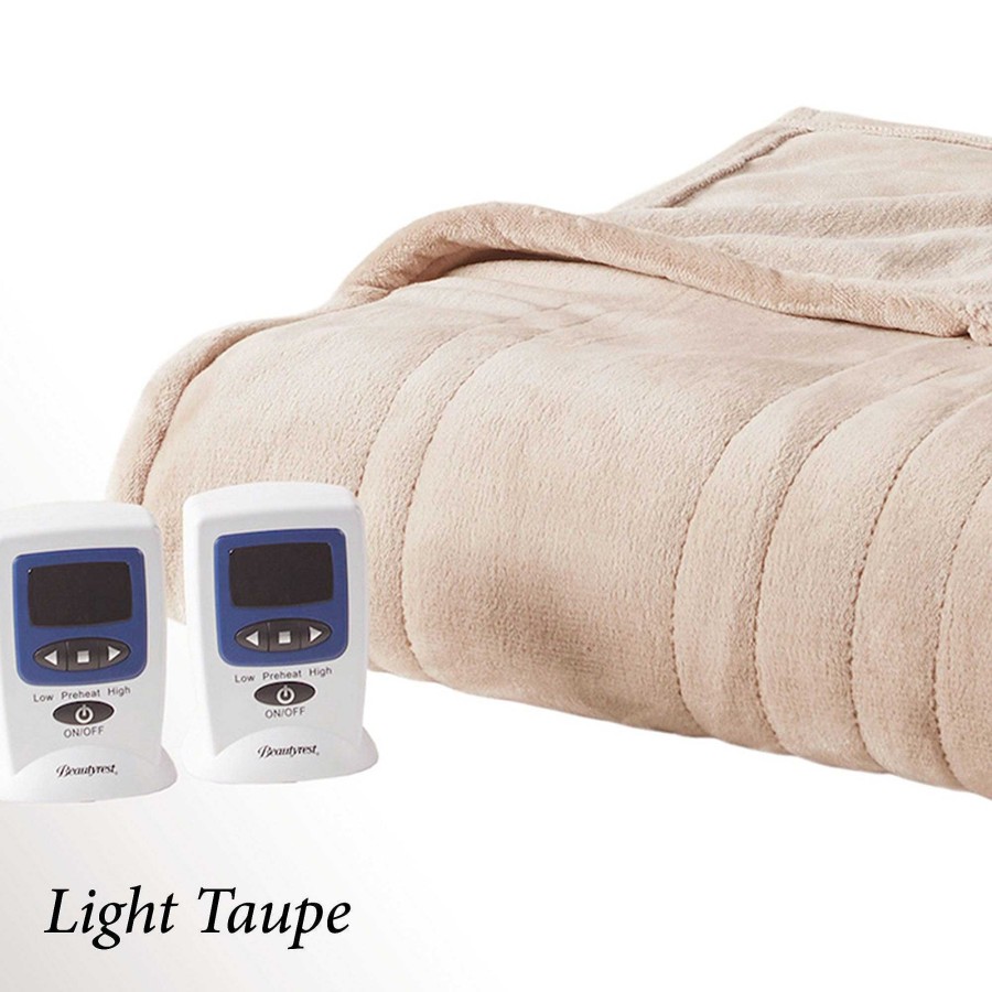 Bedding Touch of Class | Beautyrest Microplush Ultra Soft Heated Blanket With Wifi Technology