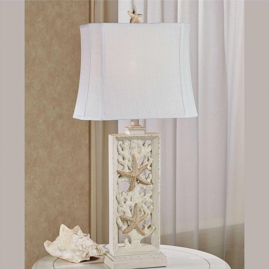 Home Accents Touch of Class | Corvian Starfish And Coral Coastal Table Lamp