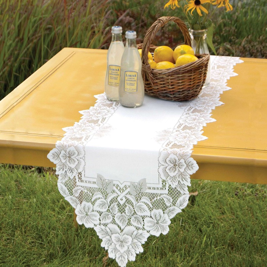 Kitchen Touch of Class | Antique Lace Table Runner And Table Linens