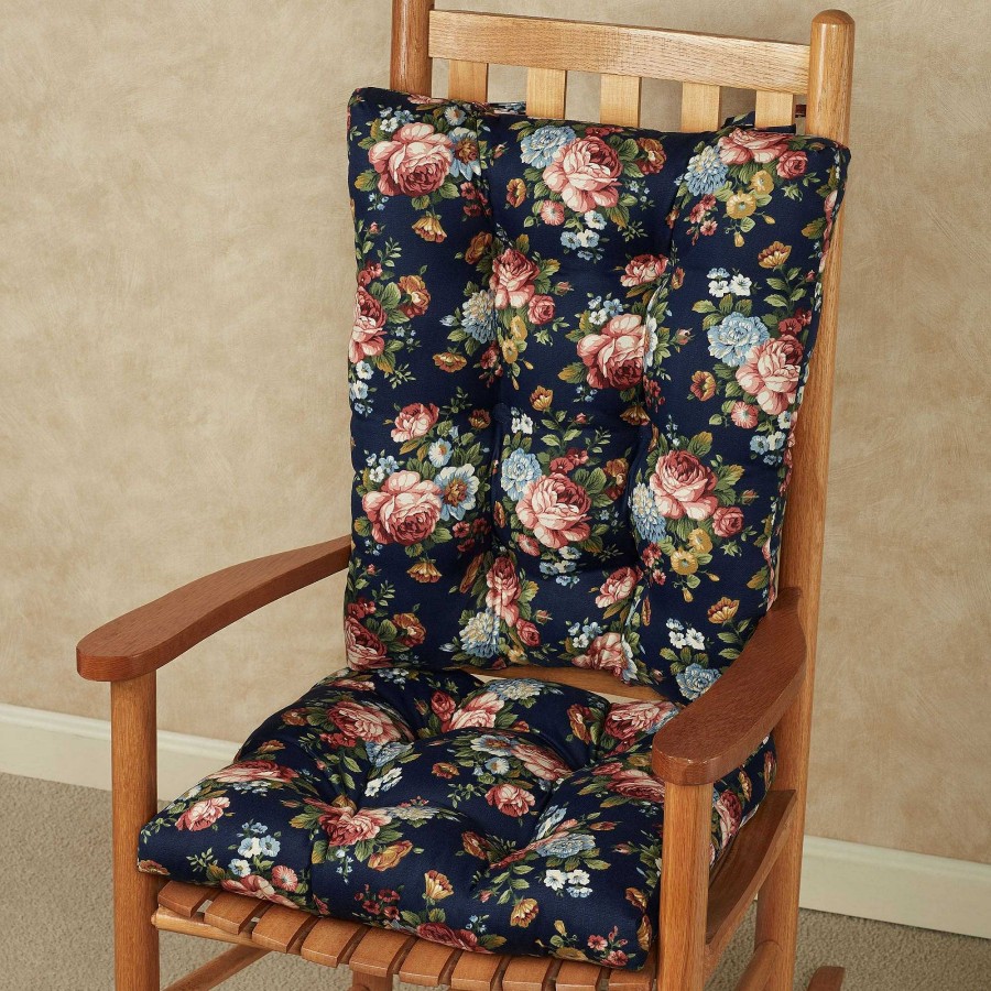 Bedding Touch of Class | Bella Rose Floral Rocker Chair Cushion Set