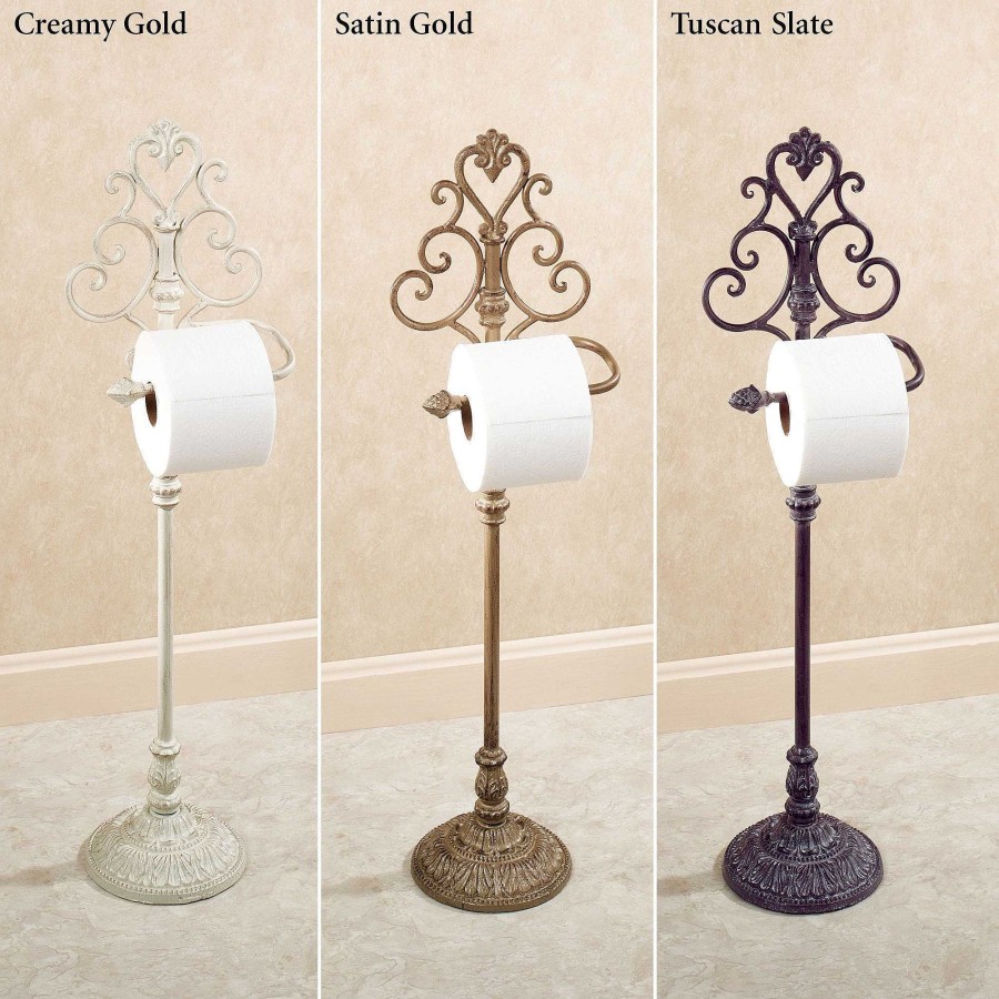 Bath Touch of Class | Aldabella Metal Toilet Paper Stand