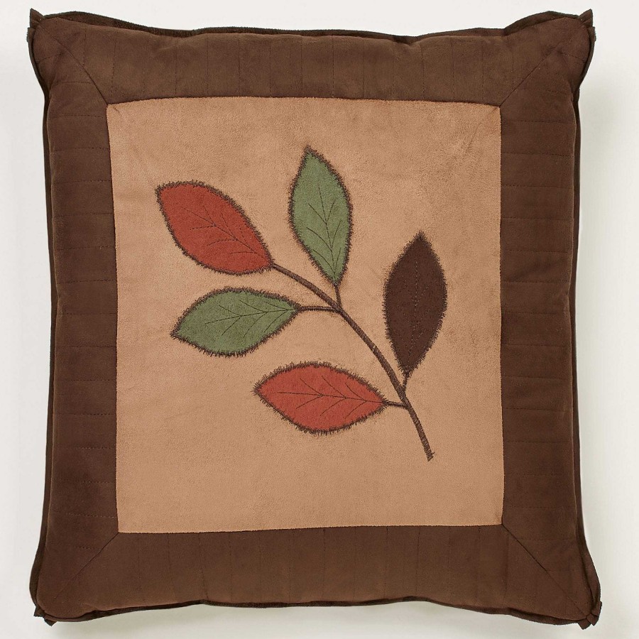 Bedding Touch of Class | Leafbrook Faux Suede Autumn Decorative Pillows