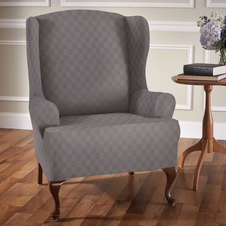 Furniture Touch of Class | Newport Stretch Wing Chair Slipcovers