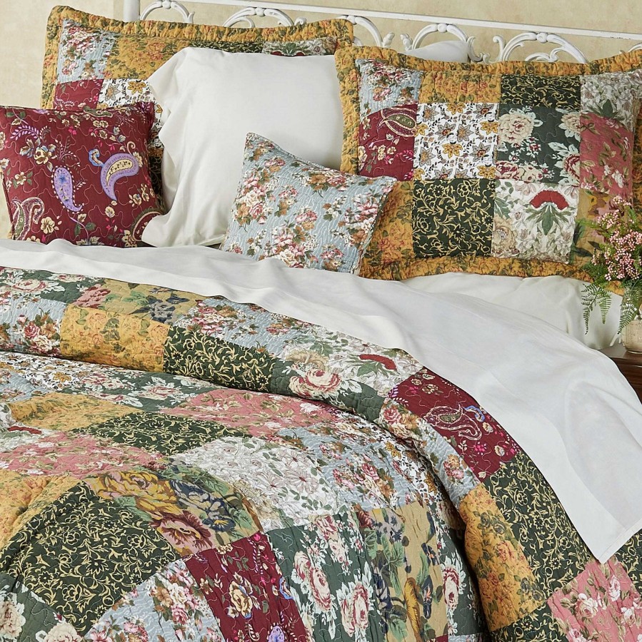 Bedding Touch of Class | Antique Chic Patchwork Mini Quilt Set Bedding