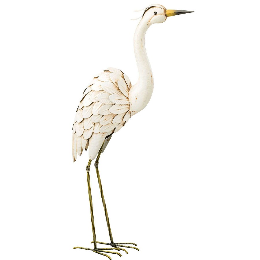 Home Accents Touch of Class | Snowy Egret Outdoor Garden Sculpture Set With Stakes