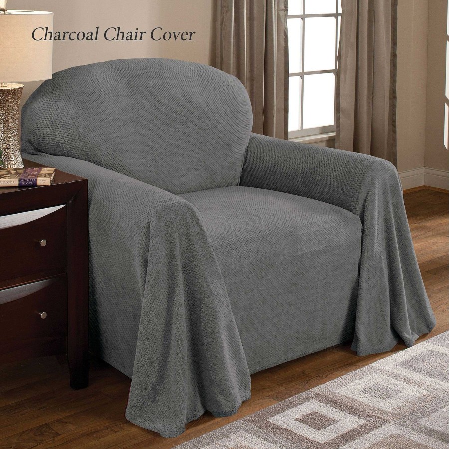 Furniture Touch of Class | Coral Drapable Fleece Furniture Protector