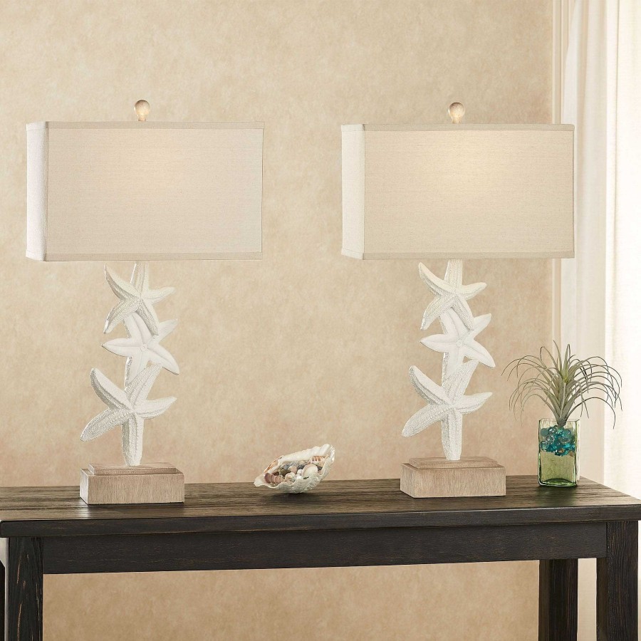 Home Accents Touch of Class | Coralia Starfish Coastal Table Lamp Pair