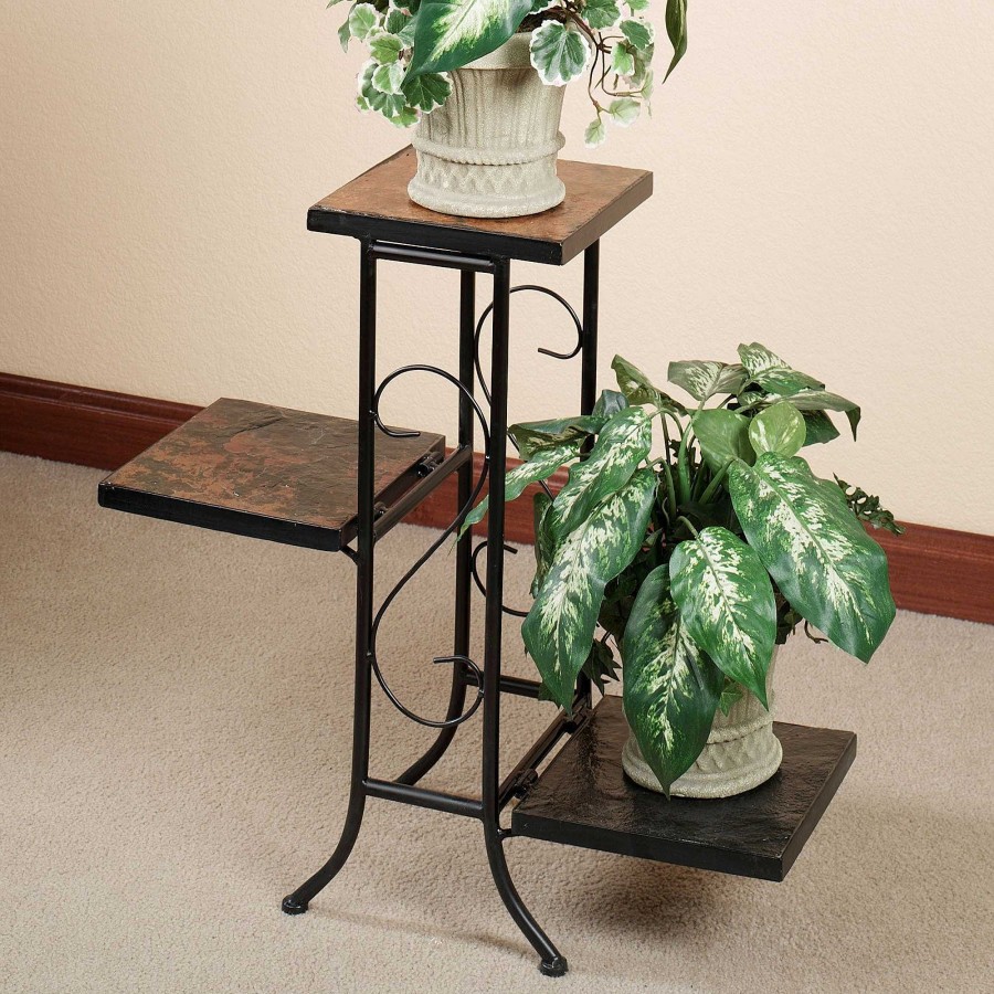 Furniture Touch of Class | Porterville Indoor Outdoor Tiered Plant Stand