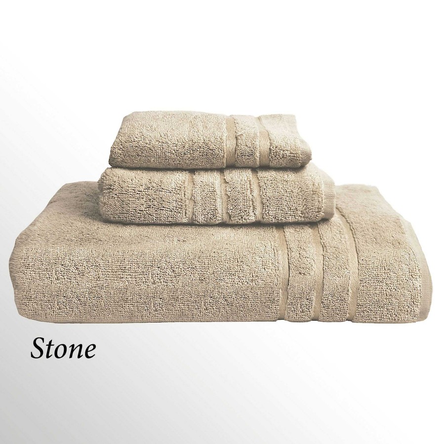 Bath Touch of Class | 600 Gsm Cariloha Turkish Combed Cotton And Viscose Bath Towel Set