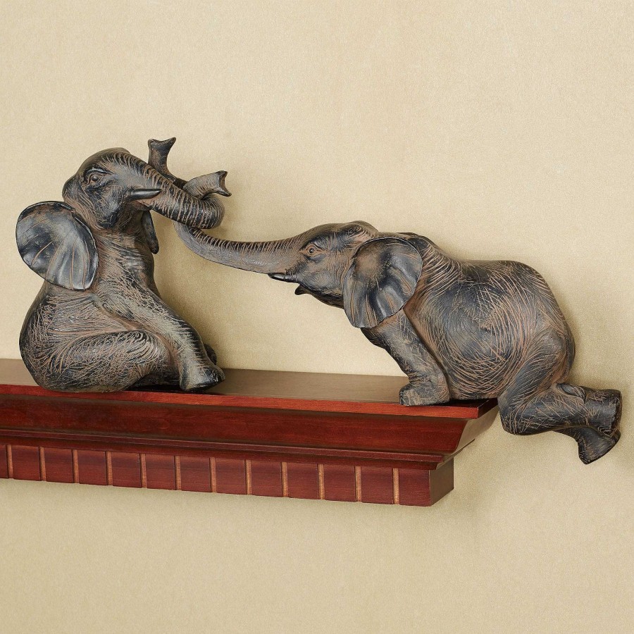 Home Accents Touch of Class | Helpful Elephant Shelf Sitter Set