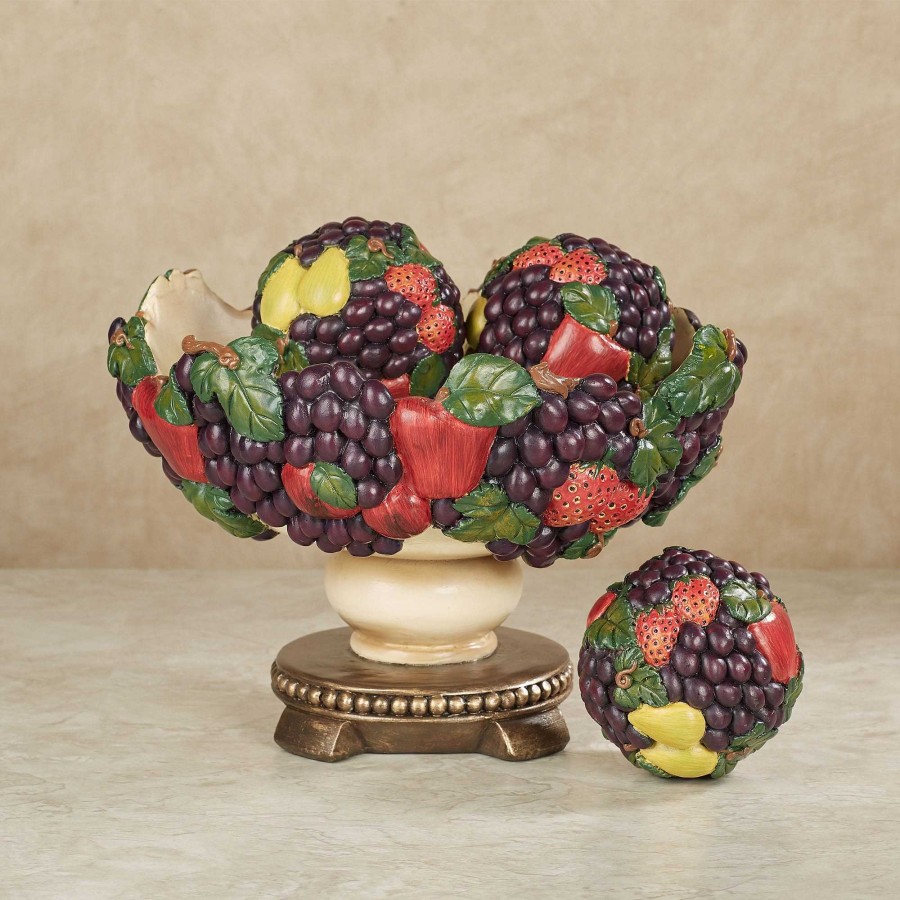 Home Accents Touch of Class | Tuscan Fruit Decorative Centerpiece Bowl Or Orbs