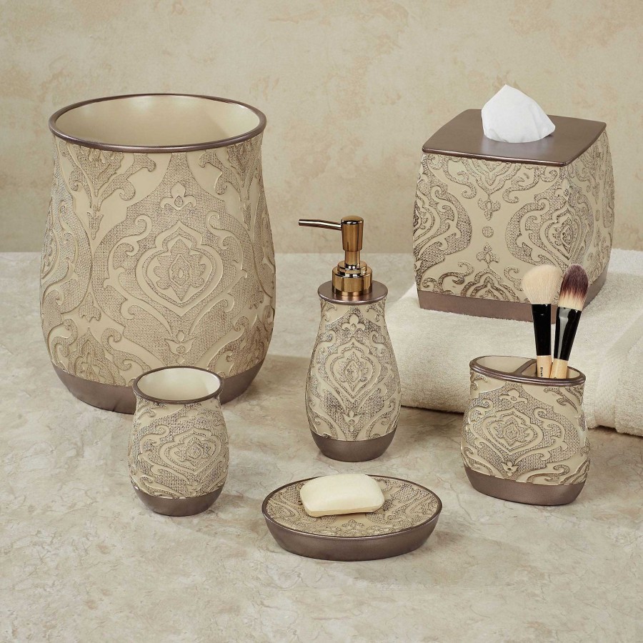 Bath Touch of Class | Ambrosia Medallion Bath Accessories