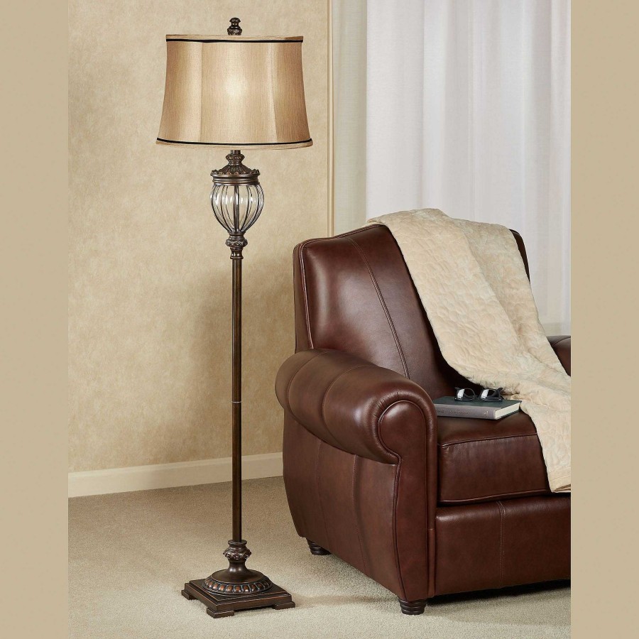 Home Accents Touch of Class | Reen Antique Bronze Traditional Floor Lamp