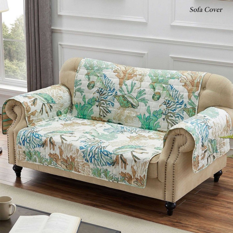 Furniture Touch of Class | Under The Sea Reversible Coastal Furniture Covers