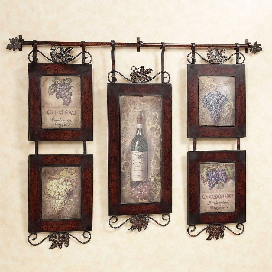 Kitchen Touch of Class | Emilion Wine Wall Art From Uttermost