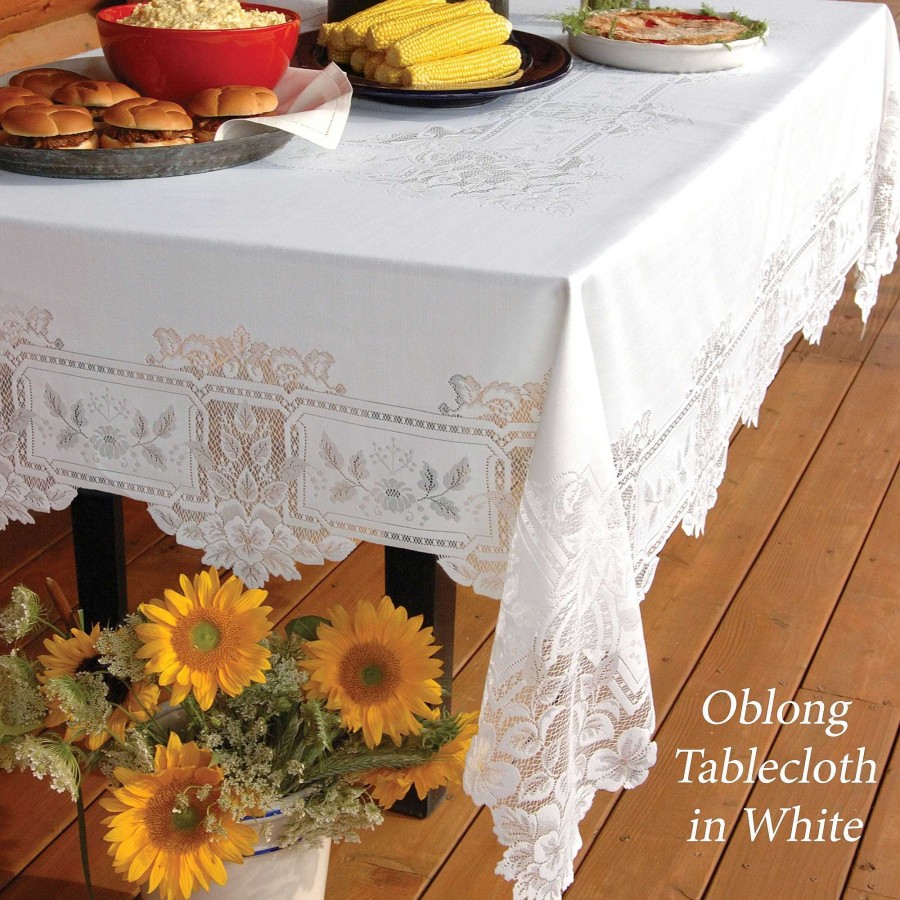 Kitchen Touch of Class | Antique Lace Table Runner And Table Linens