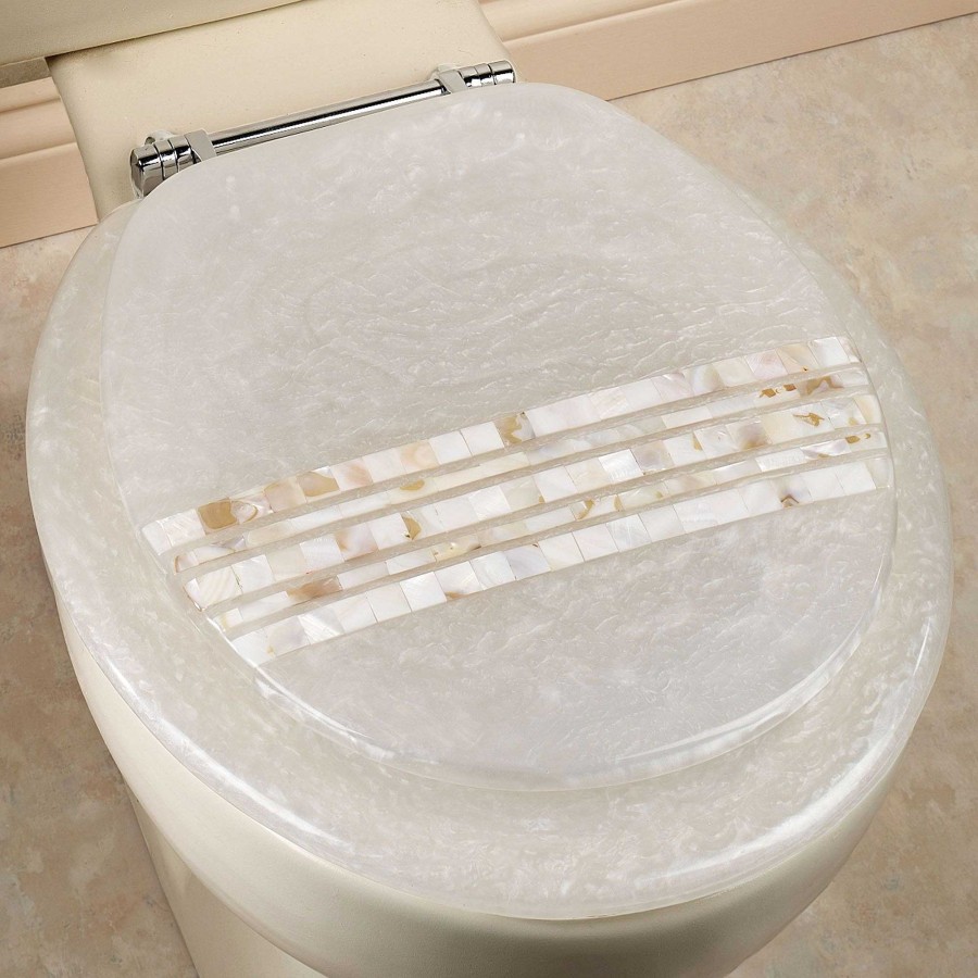 Bath Touch of Class | Mother Of Pearl Toilet Seat