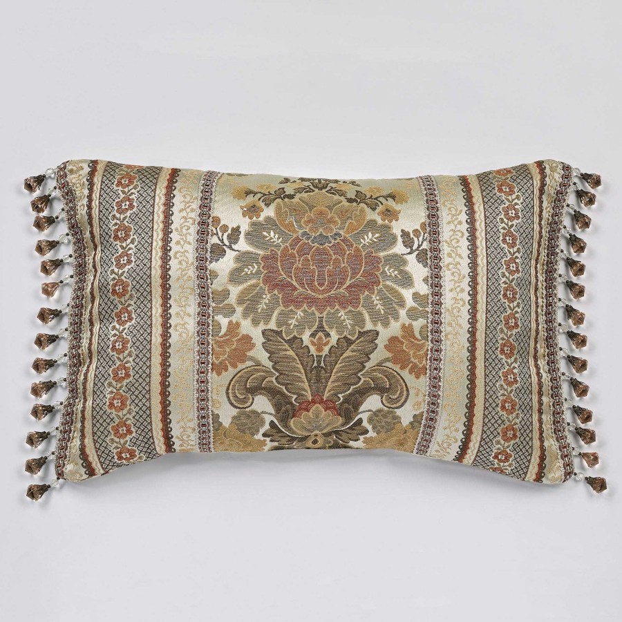 Bedding Touch of Class | Geneva Jacobean Damask Decorative Pillows