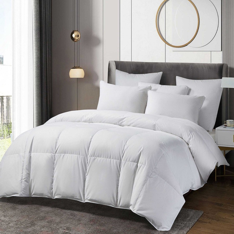 Bedding Touch of Class | 650 Fill Power Beautyrest Freshloft Hypoallergenic White Down Comforter