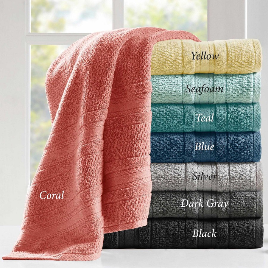 Bath Touch of Class | Adrien Quick Drying Cotton 6 Pc Bath Towel Set By Madison Park Essentials