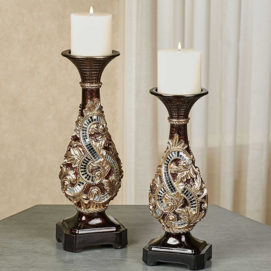 Home Accents Touch of Class | Daniella Candleholder Set With Candles