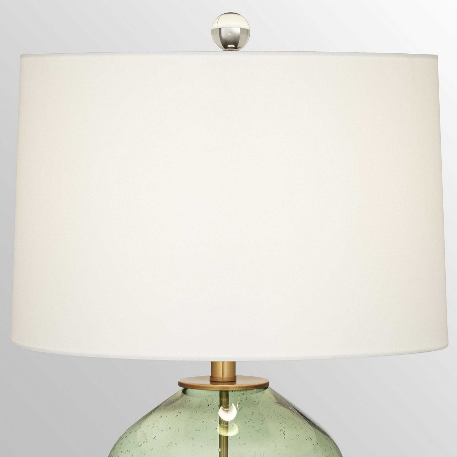 Home Accents Touch of Class | Pavo Green Seeded Glass Table Lamp