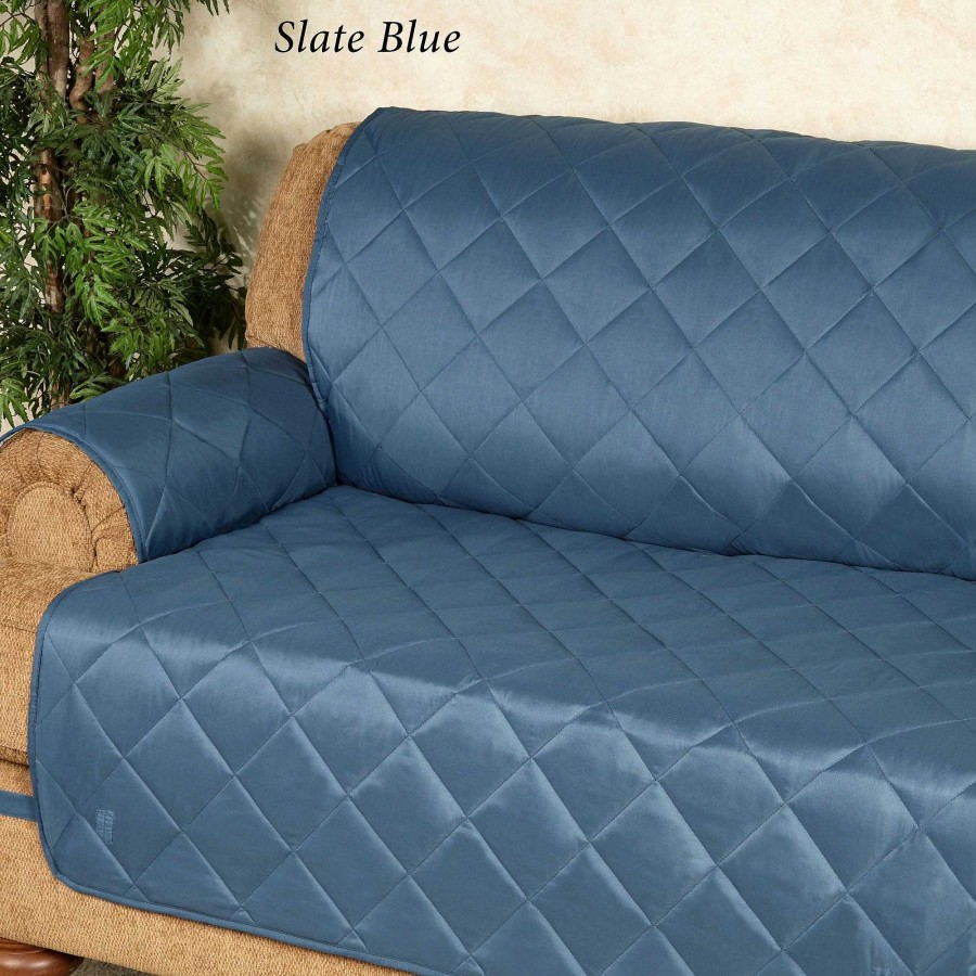 Furniture Touch of Class | Ultimate Microfiber Furniture Protectors Slate Blue