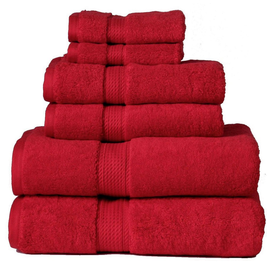 Bath Touch of Class | 800 Gsm Egyptian Cotton 6 Pc Bath Towel Set