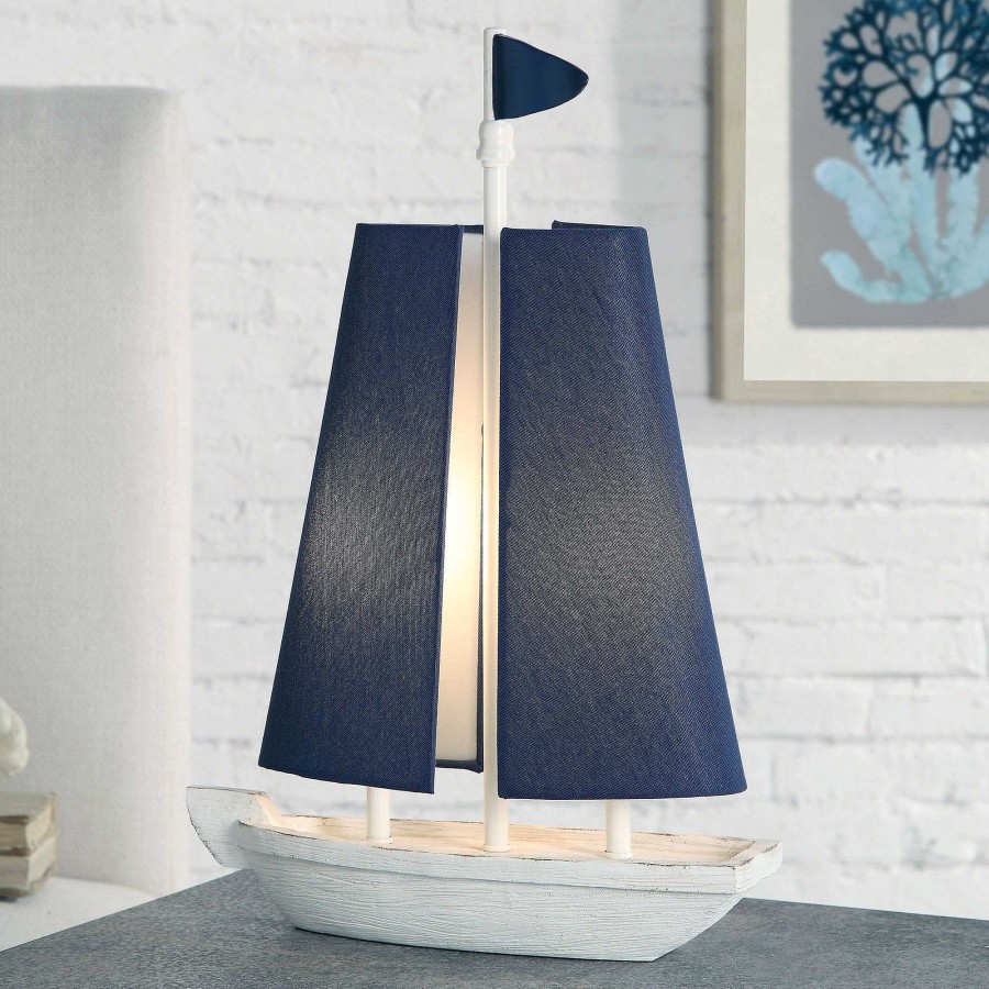 Home Accents Touch of Class | Asher Sailboat Shaped Nautical Accent Table Lamp