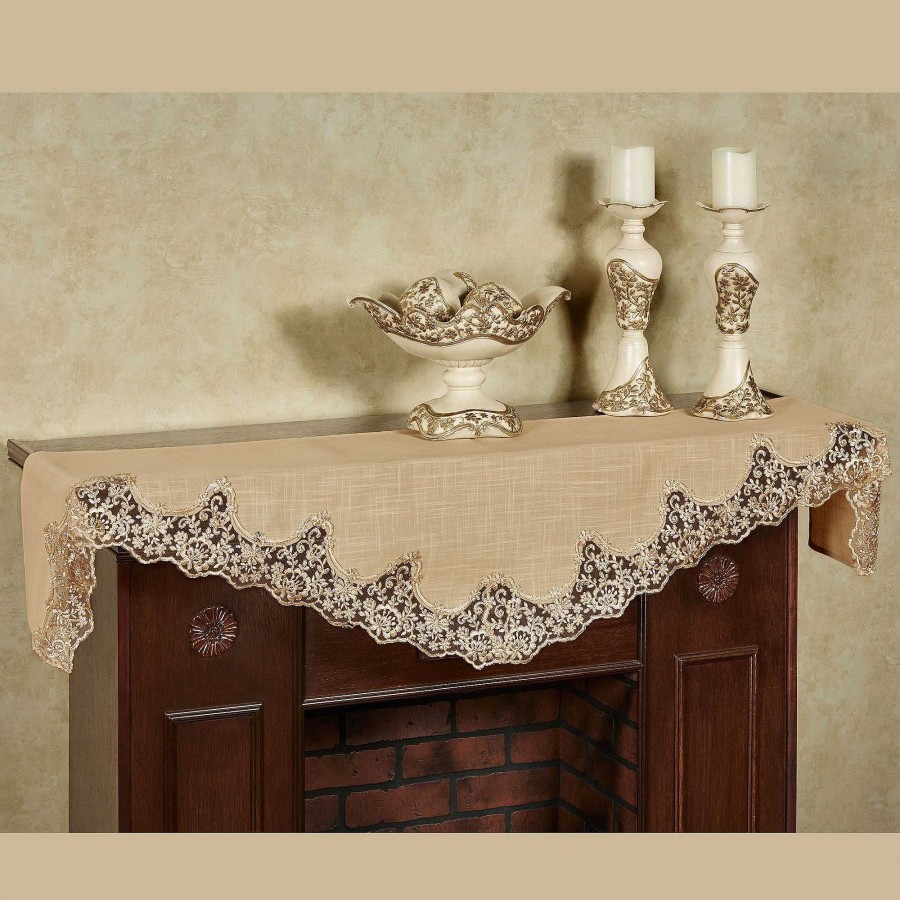 Home Accents Touch of Class | Floressa Ivory And Multi Metallic Gold Traditional Candleholder Pair