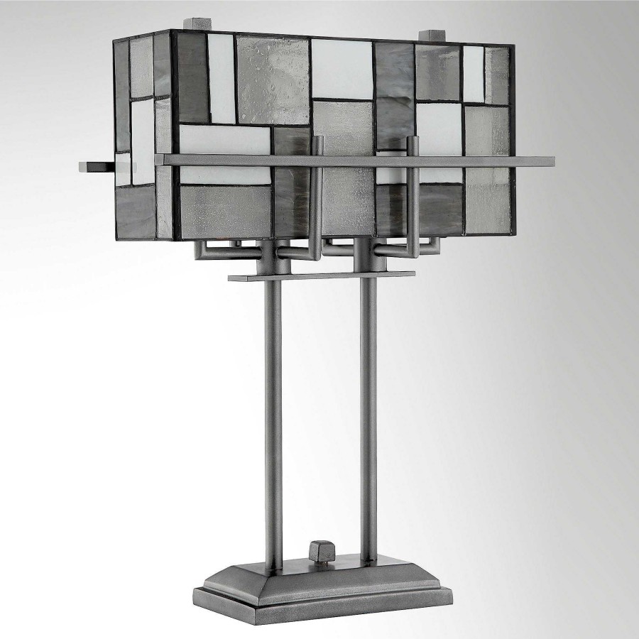 Home Accents Touch of Class | Colby Contemporary Stained Glass Table Lamp