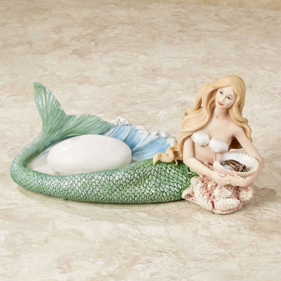 Bath Touch of Class | Aristelle Mermaid Soap Dish Ring Holder