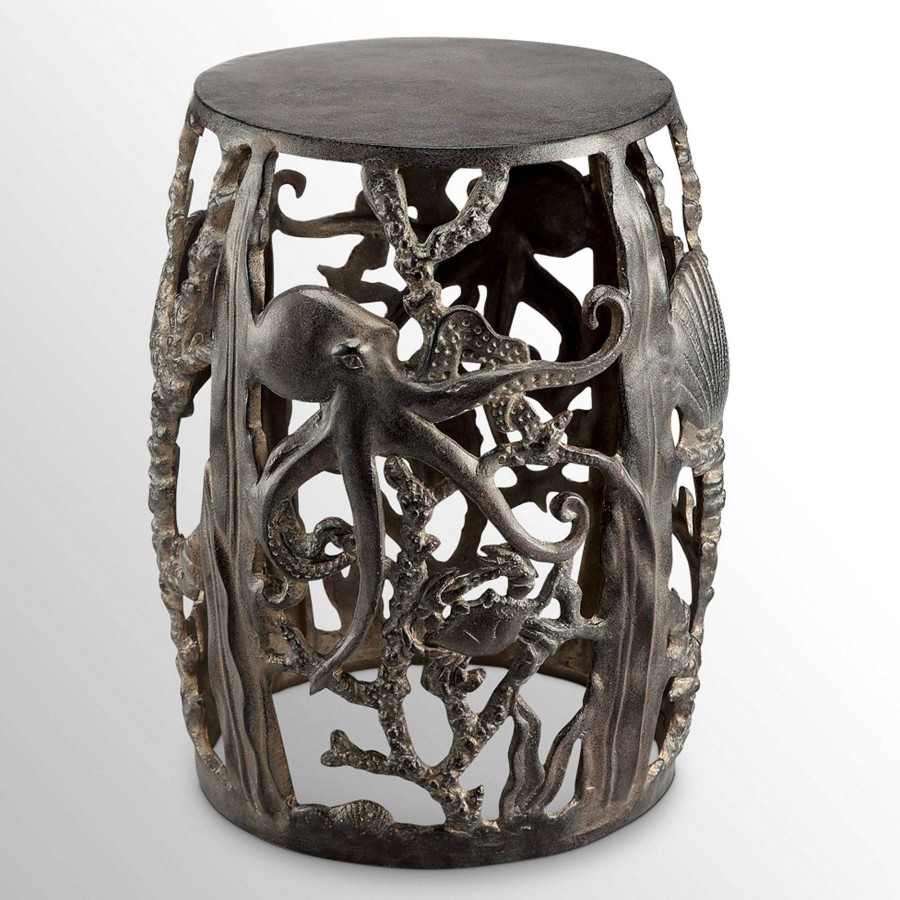 Furniture Touch of Class | Octopus Garden Indoor Outdoor Garden Stool