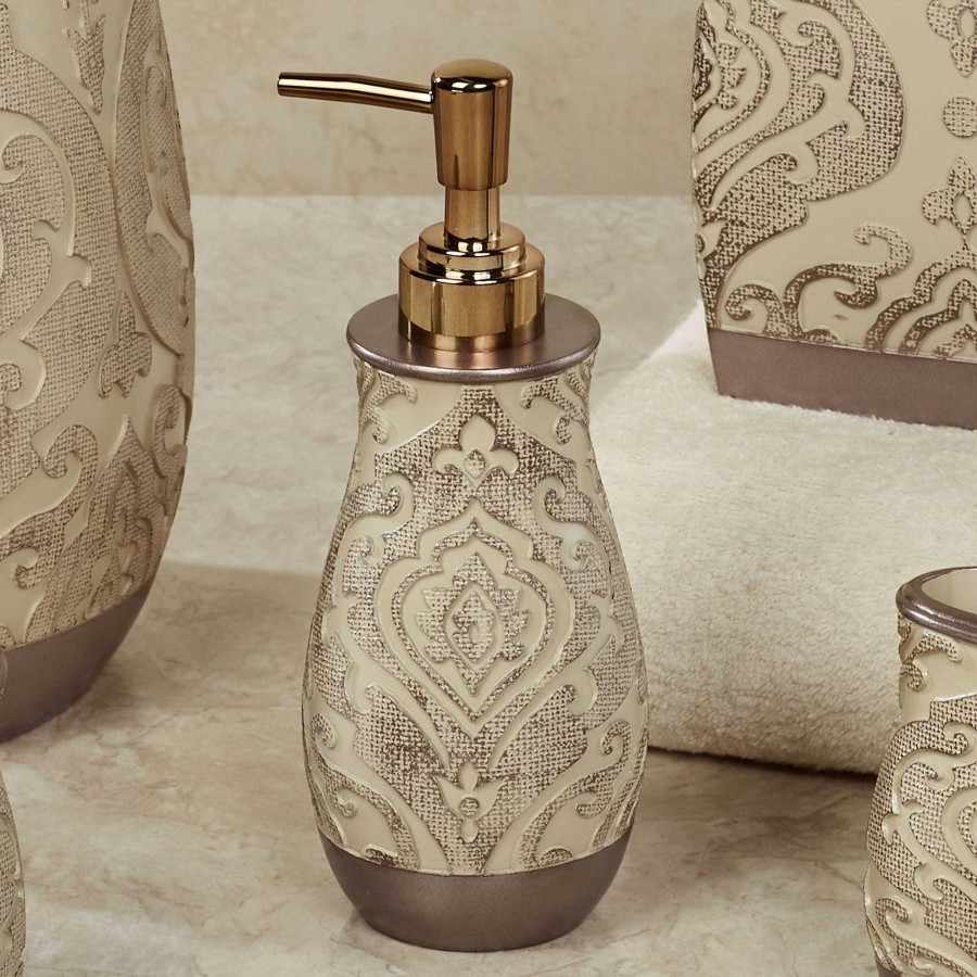 Bath Touch of Class | Ambrosia Medallion Bath Accessories