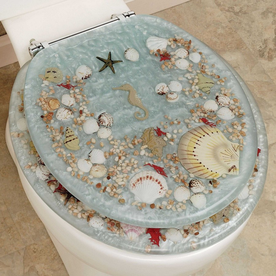 Bath Touch of Class | Jewel Shell Toilet Seat