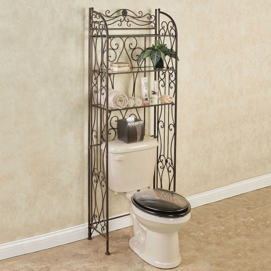 Bath Touch of Class | Kadalynn Antique Bronze Bathroom Space Saver