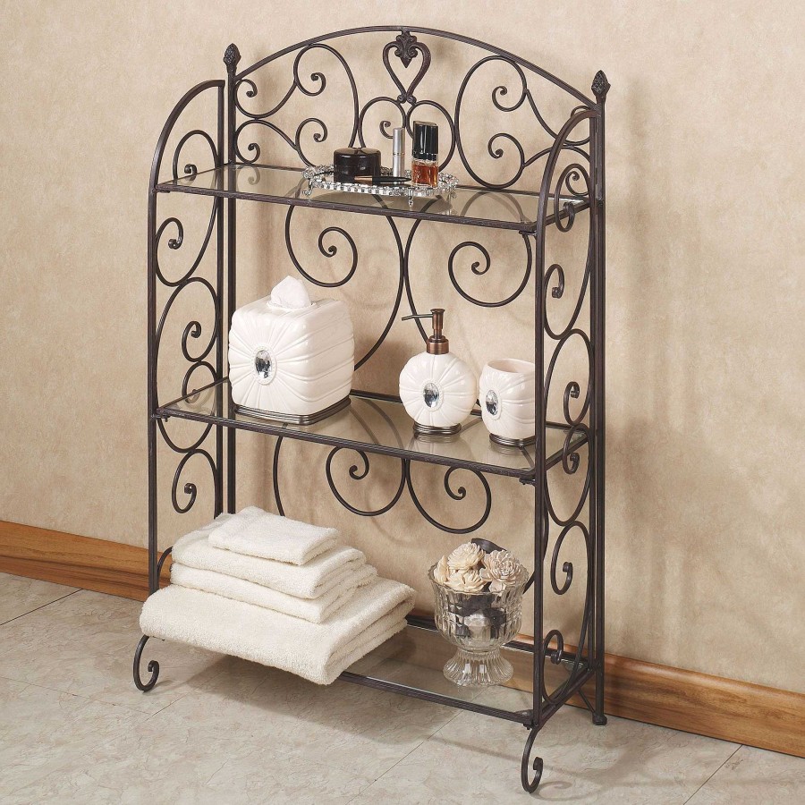 Bath Touch of Class | Aldabella Tuscan Slate 3 Tier Etagere