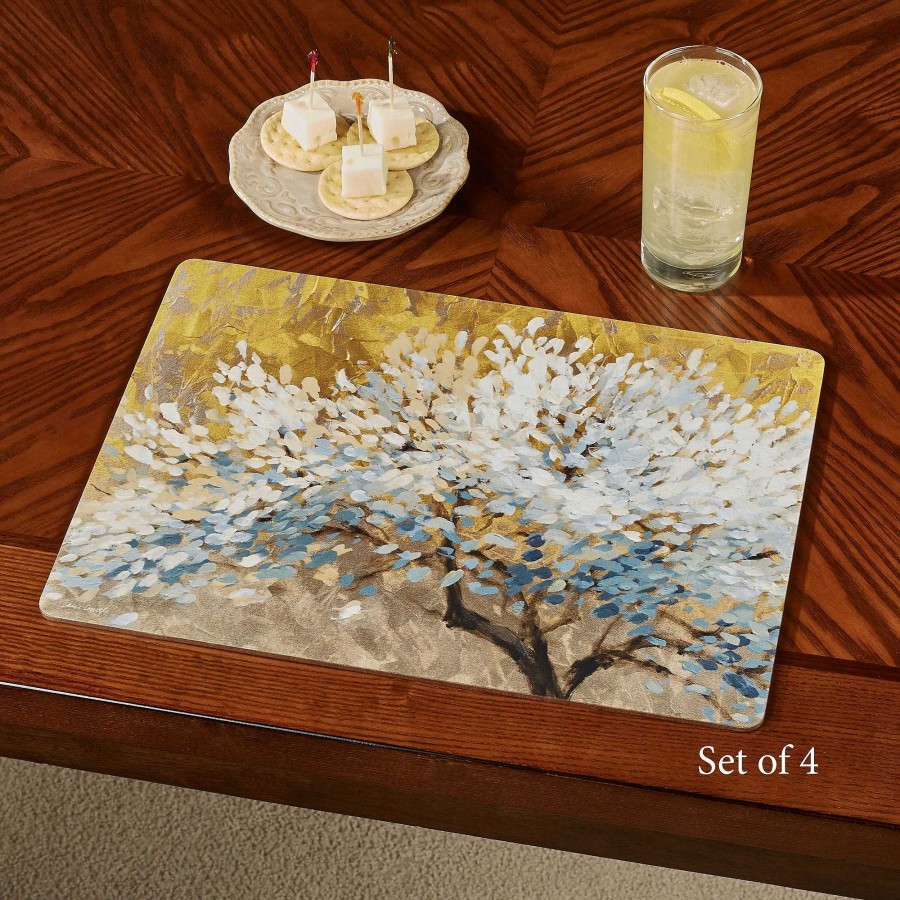 Kitchen Touch of Class | A Thousand Lifetimes Tree Hardboard Placemat Set Of 4