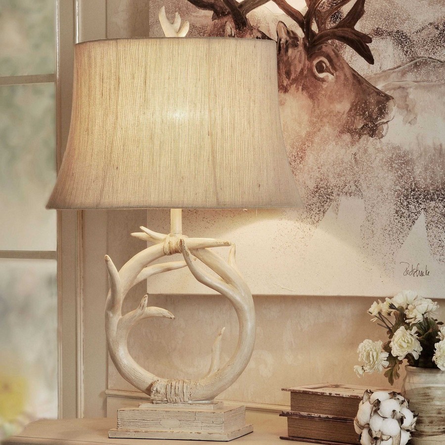 Home Accents Touch of Class | Clarence Resin Antler Rustic Table Lamp