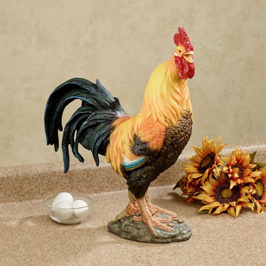 Kitchen Touch of Class | Wild Rooster Multi Warm Table Sculpture