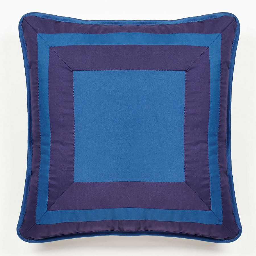 Bedding Touch of Class | Stratton Indigo Blue And Purple Decorative Pillows Or European Sham