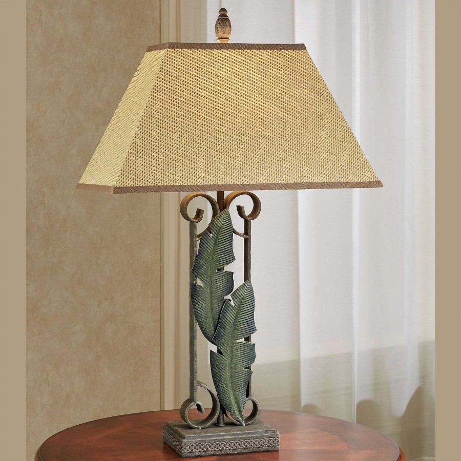 Home Accents Touch of Class | Banana Leaf Tropical Table Lamp