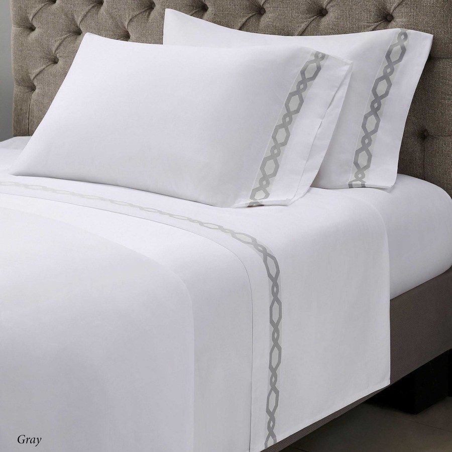 Bedding Touch of Class | 300 Tc Signature Hem Cotton Sateen Woven Sheet Set By Croscill