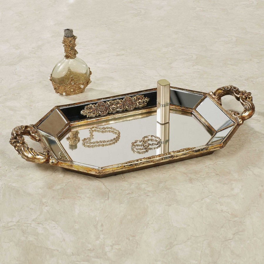 Bath Touch of Class | Brya Mirrored Vanity Tray